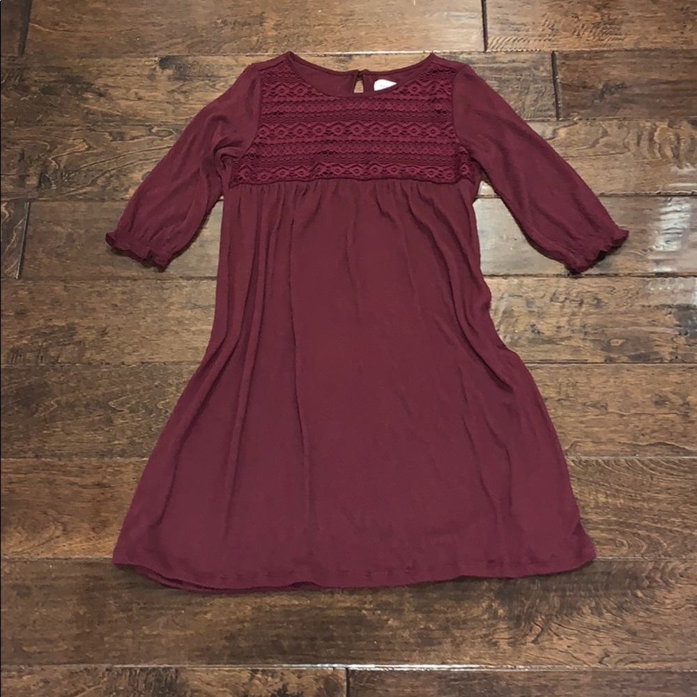 Old Navy burgundy dress